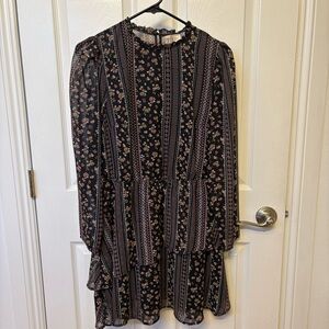 Divided | Dress, Floral and Geometric Pattern